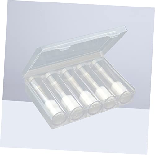 6 tubos transparentes para monedas con caja organizadora miniatura 3