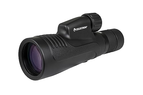 Celestron 72373 Outland X 10-30x50mm Waterproof Monocular with Tripod, Cleaning Cloth, Eyepiece Covers and Belt Case - Durable Housing, BaK-4 Prism Glass and Multi-Coated Optics, Black