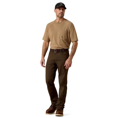 Image of ARIAT Work Rebar M4 Low Rise DuraStretch Made Tough Stackable Straight Leg Pants