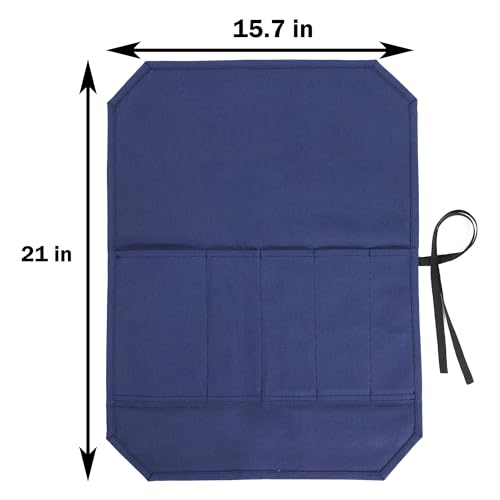 Funda de cuchillo de lona encerada resistente de 16 onzas para proteger filos valiosos 3