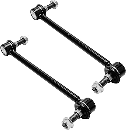 Image of Detroit Axle - Front 8pc Control Arms Kit for 2004-2010 Toyota Sienna, 2 Lower Control Arms with Ball Joints 4 Tie Rods 2 Sway Bars 2005 2006 2007 2008 2009 Replacement