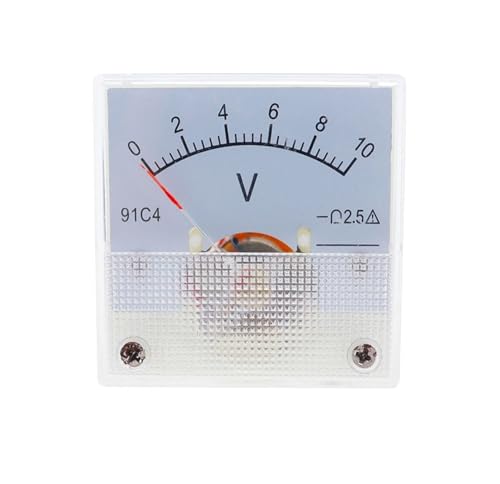 Ampèremètre analogique 91C4 élimine les pannes de lecture de courant 15A 10V