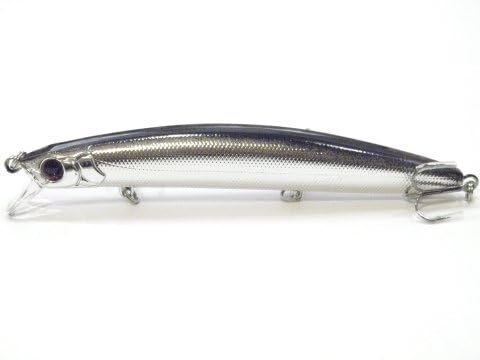 SPA M591X18 : wLure Heavy Long Casting with Weight Transfer System 3 Hooks Minnow Fishing Lures 28 g 15 cm with ABS Construction M591