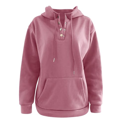 Mens Solid Long Sleeve Hooded Sweatshirt Button Up Lightweight Commute Hoodies Loose Fit Drawstring Wander Pullovers2