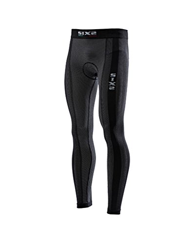SIX2 Black Carbon Leggins Superlight con fondello