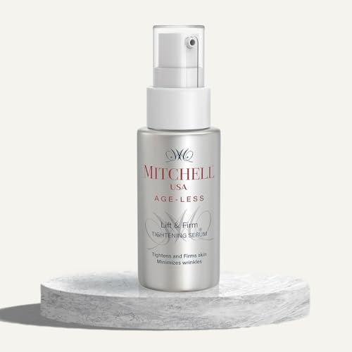 Mitchell USA Lift & Firm Instant Face Tightening and Anti Aging Serum | Targets wrinkles | Helps lift and tighten skin | With Lotus Seed Extract, Hazel Liquid Extract & Vitamin E | For all skin types | 30ml