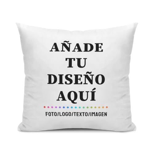 Cojin Funda De Almohada,Fundas Almohada,Funda Almohada Personalizada – Agrega Tu Texto/Imagen/Foto/Logo DiseñA Tu Cojines Personalizable Aniversario, como Regalo De San ValentíN.