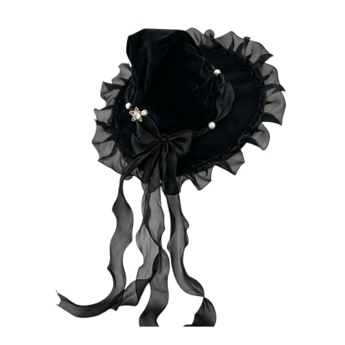 Witch Hats For Women Lolita Magic Wizard Hats Halloween Costume Witch Hat - image 1