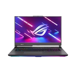 ASUS ROG Strix G17 Laptop | 17,3″ 2,5k WQHD 240Hz/3ms 16:9 IPS Display | AMD Ryzen 9 7845HX | 32 GB RAM | 1 TB SSD | NVIDIA RTX 4070 | Windows 11 | QWERTZ Tastatur | Eclipse Grey