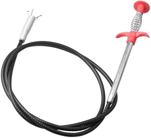 Image of Grabber Claw Pick Up Reacher Tool,Koralan Spring Grabber Claw Bendable Pickup Tool with 4 Claws Reaching Assist Tool for Litter Pick, Home Sink, Drains, Toilet 160Cm