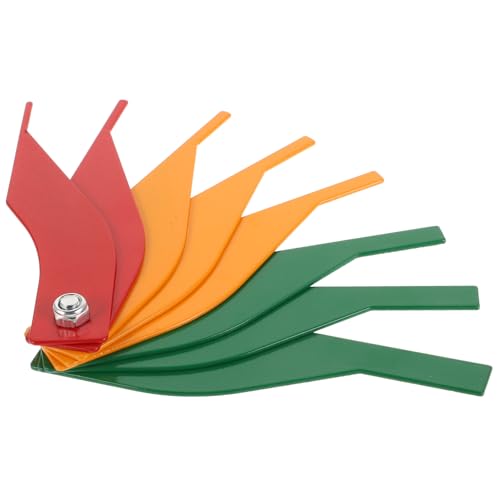 GRIRIW Tire Wear Measuring Instrument Digital Tire Tread Depth Gauge Set Brake Pad Tool