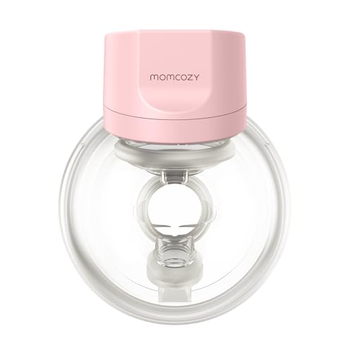 Image of Momcozy Wearable Breast Pump S12 Pro Hands-Free, 1 Pack, Red Bean