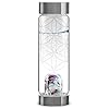 VitaJuwel Via Flow of Life Waterfles, met amethist, aquamarijn, bergkristal en bloem van het leven