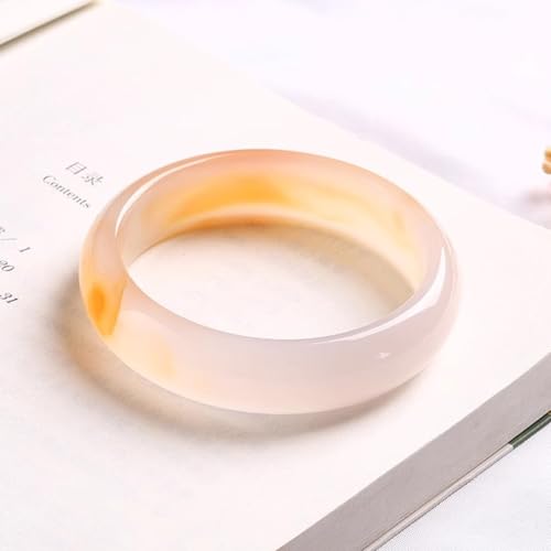 Bracelet d'augure en jade de calcédoine jaune pour elle