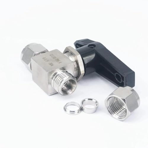Válvula de bola 3/8 acero inoxidable 304 de compresión 6