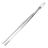 Pinzas de 30cm de largo, pinzas de cocina de acero inoxidable de grado alimenticio para cocinar, freír, agarrar objetos pequeños, postres, asar a la parrilla (1PC)