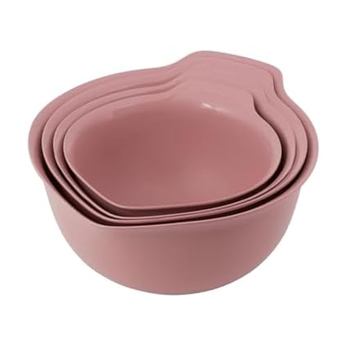 Image of KitchenAid Universal Nesting Plastic Mixing Bowls, Set of 4, 1.5 quart, 2.5 quart, 3.5 quart, 4.5 quart