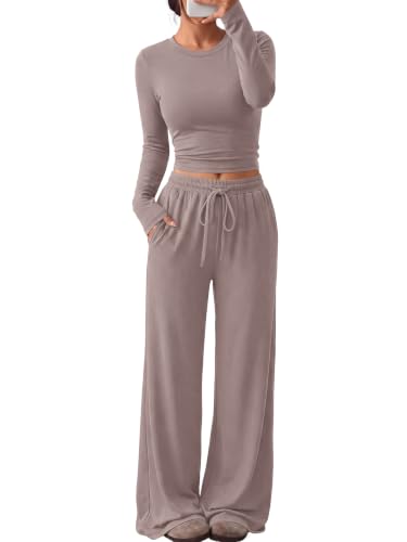 Image of Trendy Queen Women's 2 Piece 2026 Fall Fashion Lounge Set with Pockets