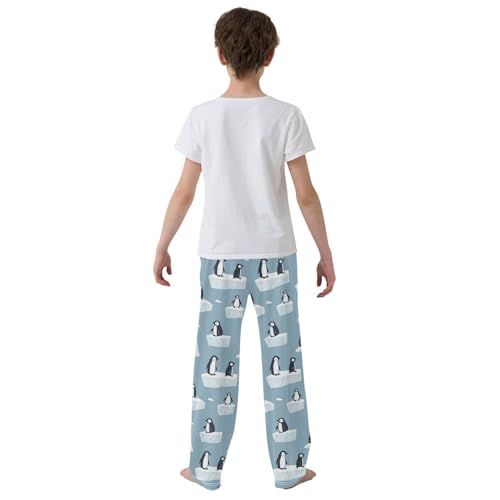 Pajama Bottoms, Pajamas Pant Penguins on Ice Lounge Wear Casual Sleep Long Pants Soft Pjs Sleepwear3