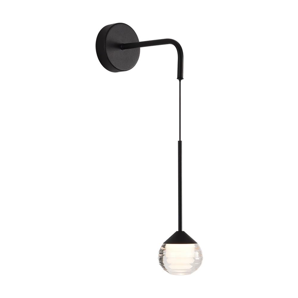 Lámparas de pared LED modernas de 5W con pantalla de bola de vidrio antirreflejos