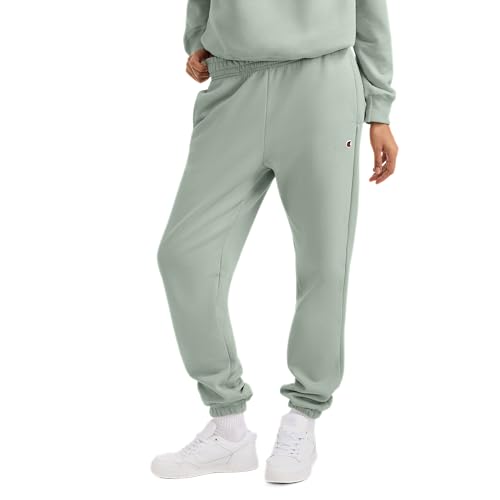 Image of Champion Women's Cinched-Bottom Fleece Sweatpants, Oversized Fit, Midweight