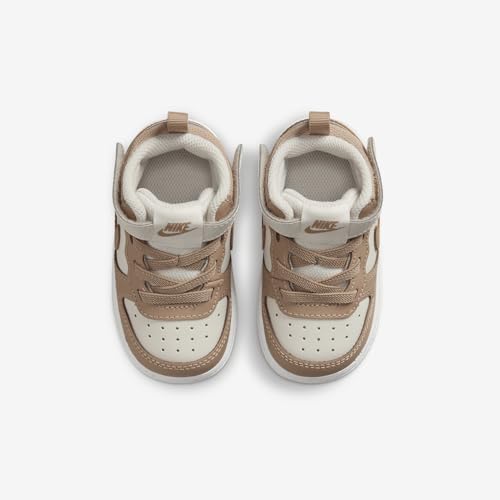 Nike Court Borough Mid 2 Baby/Toddler Shoes (CD7784-125, Pale Ivory/Sail/Hemp)4