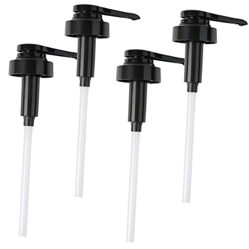 Healeved Bottle Pressing Pumps 4 Pack Kitchen Oil Dispenser Pump and Easy to Cle