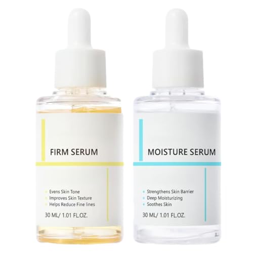 Sérum Facial Reafirmante, Crema Facial Hidratante y Reafirmante, Mejora la Flacidez de la Piel, Ilumina el Tono de la Piel, Reduce las Líneas de Expresión y las Arrugas, Apto para Todo Tipo de Piel