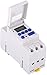 TOPINCN Programmateur Horaire Electrique Minuterie Relais Interrupteur Horaire Afficheur LCD Préréglage Hebdomadaire Programmable ( 220V )