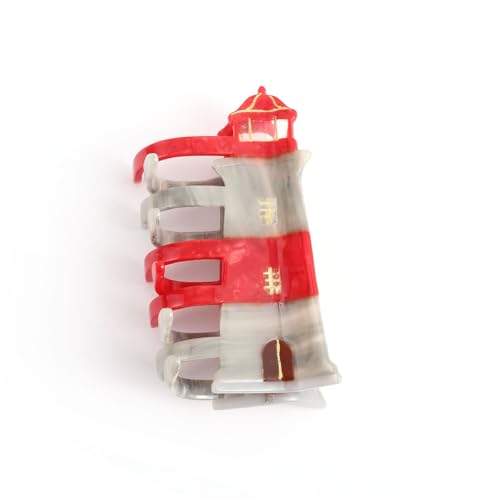 Personalized Navigation Lighthouse Hair Claw Clip for Mother Day Gift Holiday Accessories 1 Piece