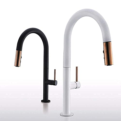 Robinet de cuisine blanc résistant pour simplifier la vaisselle difficile - 5
