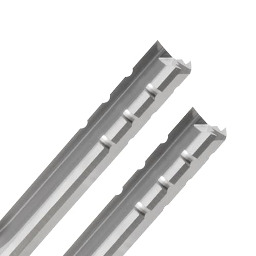 10pcs 3 Flutes Straight Milling Bit 4mm 6mm Milling Cutter Woodworking Tools for Wood Router Bit CNC Slotting Tool End Mill(8x42x80L)