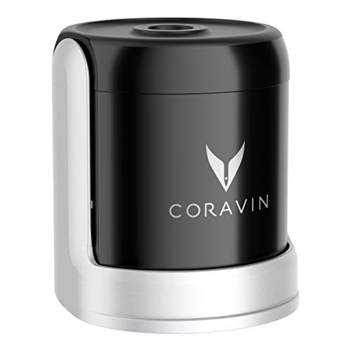 Coravin Sparkling Stoppers | Pour More Champagne and Keep Your Sparkling Wine Fresh for Weeks 2 Packs Black