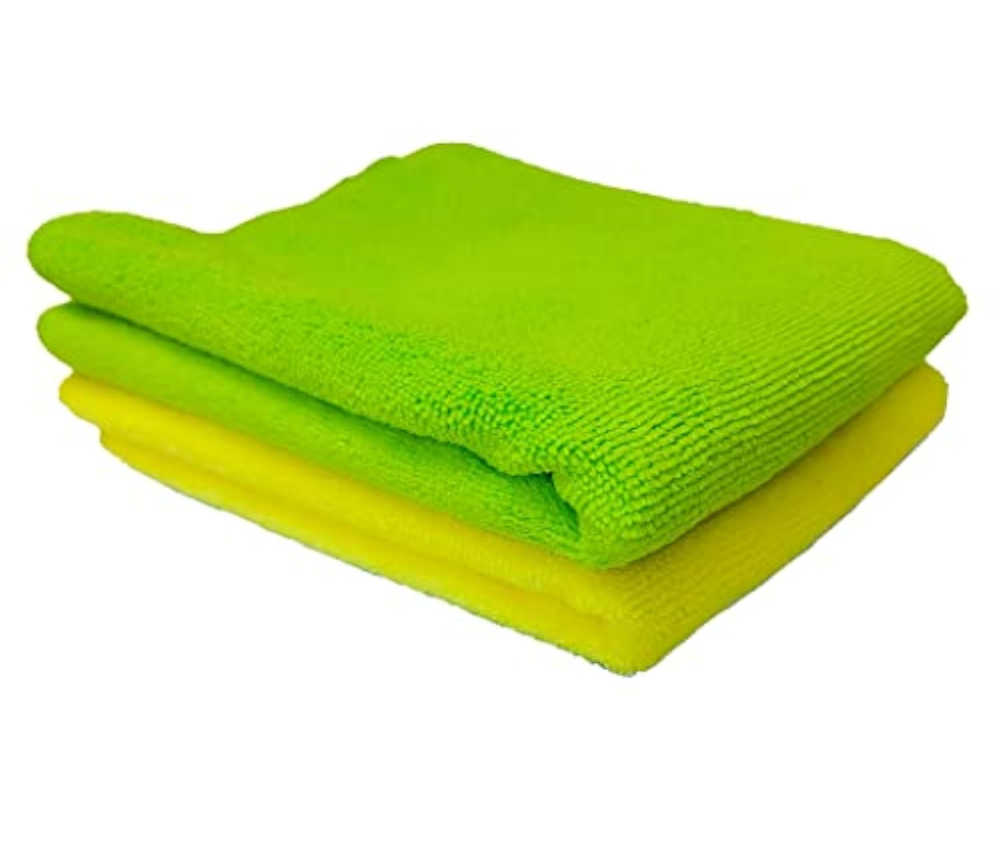 2 Pcs Microfiber Cloths, 40cm x 40cm, Multicolor