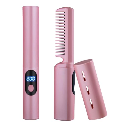 Brosse électrique rechargeable pour un lissage rapide à la maison et au salon