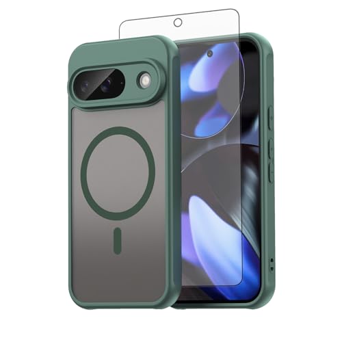 Coque Pixel 9 MagSafe antichoc et protection arrière transparente