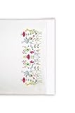 Design Works Crafts Cats in Flowers Pillowcases Stamped for Embroidery
