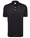 Callaway Men's Short Sleeve Opti-Dri Performance Golf Polo Shirt, Stretch, Moisture-Wicking (Available in Big & Tall), Black, Large