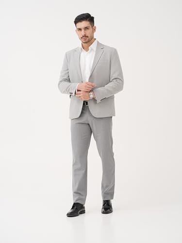 Image of The Pant Project Luxury PV Lycra Stretchable Formal Pants for Men | Stylish Relaxed Fit Men's Wear Trousers for Office or Party | Mens Fashion Dress Trouser Pant