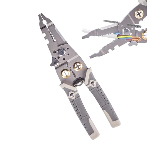 Spelafili - Cesoie Antiscivolo In Acciaio Inossidabile Per Cavi | Cesoie per Cavi Elettrici | per Manutenzione Elettrica Riparazione Motori Edilizia Risoluzione Problemi Cablaggi