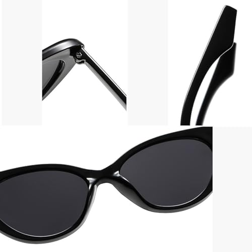 Lunettes de soleil œil de chat vintage finitions léopard marron et verres UV400 haute fidélité - 5