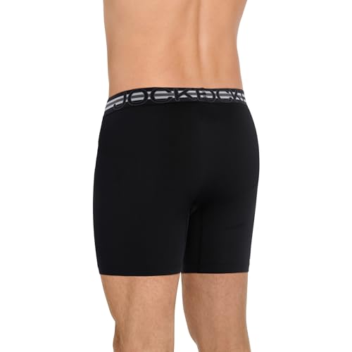 Jockey Men's Underwear, Mens Boxer Briefs With Pouch, Sport Stability Microfiber 6" Boxer Brief2