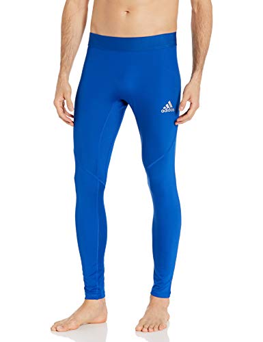 Image of adidas Men's Mid Rise Alphaskin Long Slim Fit Tight Training Pants