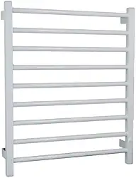 Toalheiro Térmico Elétrico para Toalhas, Design Moderno, Branco, Aquecedor de Parede, Secagem Rápida e Economia de Energia, Ideal para Banheiros e Lavabos - 127v