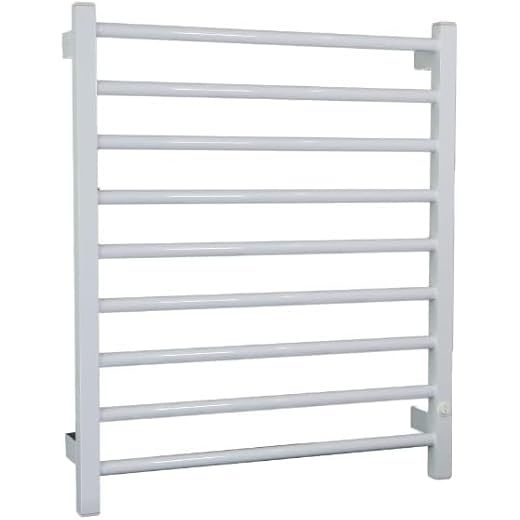 Toalheiro Térmico Elétrico para Toalhas, Design Moderno, Branco, Aquecedor de Parede, Secagem Rápida e Economia de Energia, Ideal para Banheiros e Lavabos - 127v