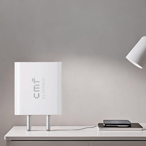 Image of Mudo CMF Original 33W Type-C Power Fast Charger Adapter | Compatible with CMF 1, Nothng 2a Plus, 2a, 2, 1, Google, Samsung, Motorola | Quick Charge 3A Wall Charging for Android (White, with Cable)