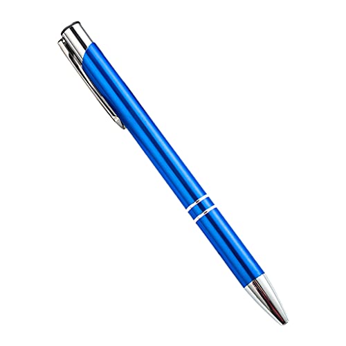 KANGQL Bolígrafo retráctil, bolígrafo de metal de alta calidad, bolígrafo retráctil de metal de 1.0 mm, regalo de negocios para oficina, mujeres, hombres, profesores, color azul marino