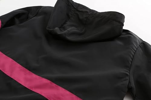 Image of perdontoo Mens Casual Windbreakers Lightweight Drawstring Hooded Jackets