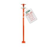 Ellis Manufacturing Light-Duty Steel Lifting Shore and Jack Post – House Jack for Foundation, Floor Leveling, and Concrete Bracing – 5,000 lb Safe Load Capacity – 85'-109' Adjustment