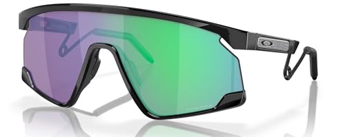 Oakley BXTR Metal Sunglasses Polished Black with Prizm Jade Lens